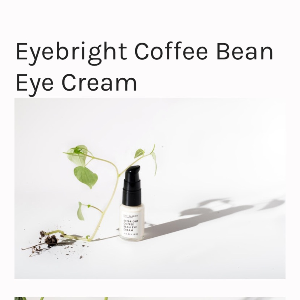 Dig & Yarrow Eyebright Coffee Bean Eye Cream
